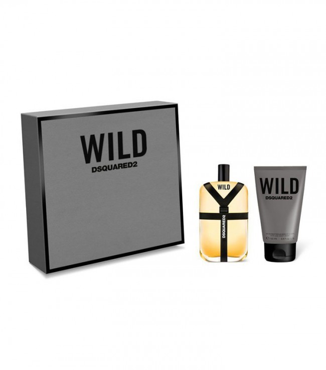 Cofanetto uomo WILD DSQUARED edt 100ml + hair and body wash 100ml