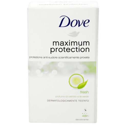 DOVE MAXIMUM PROTECTION GO FRESH CETRIOLO & TE' VERDE deodorante crema 45ml