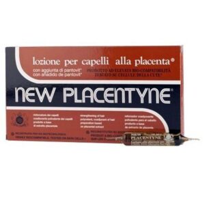 LINEA ITALIANA NEW PLACENTYNE Lozione per Capelli alla Placenta 12 fiale 10ml