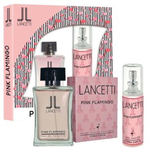 Cofanetto donna LANCETTI PINK FLAMINGO edt 100ml + deodorante profumato 100ml