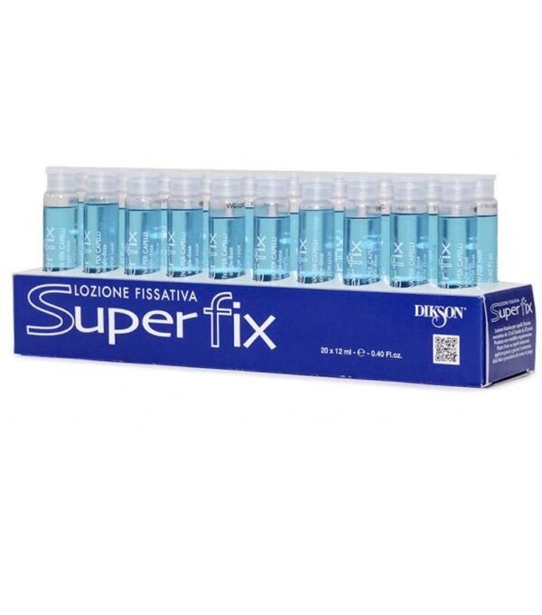 DIKSON SUPER FIX Lozione Fissativa per Capelli, 20 fiale da 12 ml.