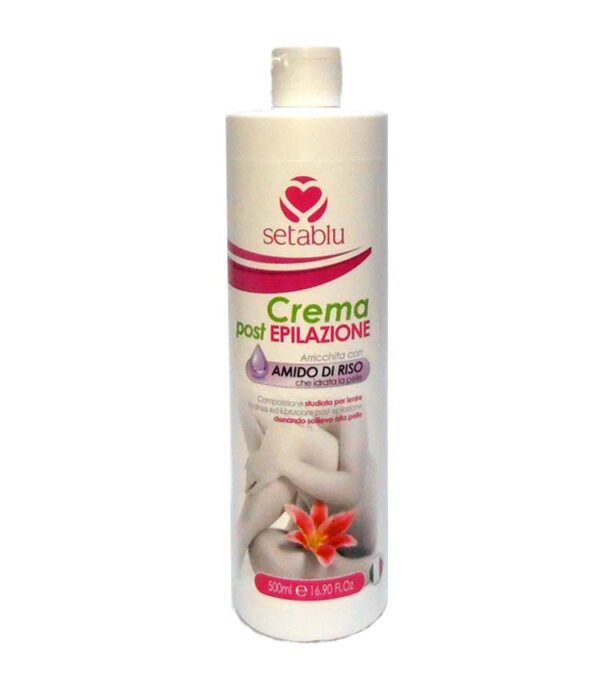 SETABLU Crema Post Epilazione con amido di riso 500ml