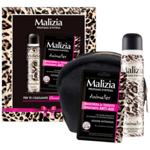 Cofanetto donna MALIZIA CHERIE parfum deodorant 100ml + doccia schiuma  300ml + set bracciali - Profumeria Online